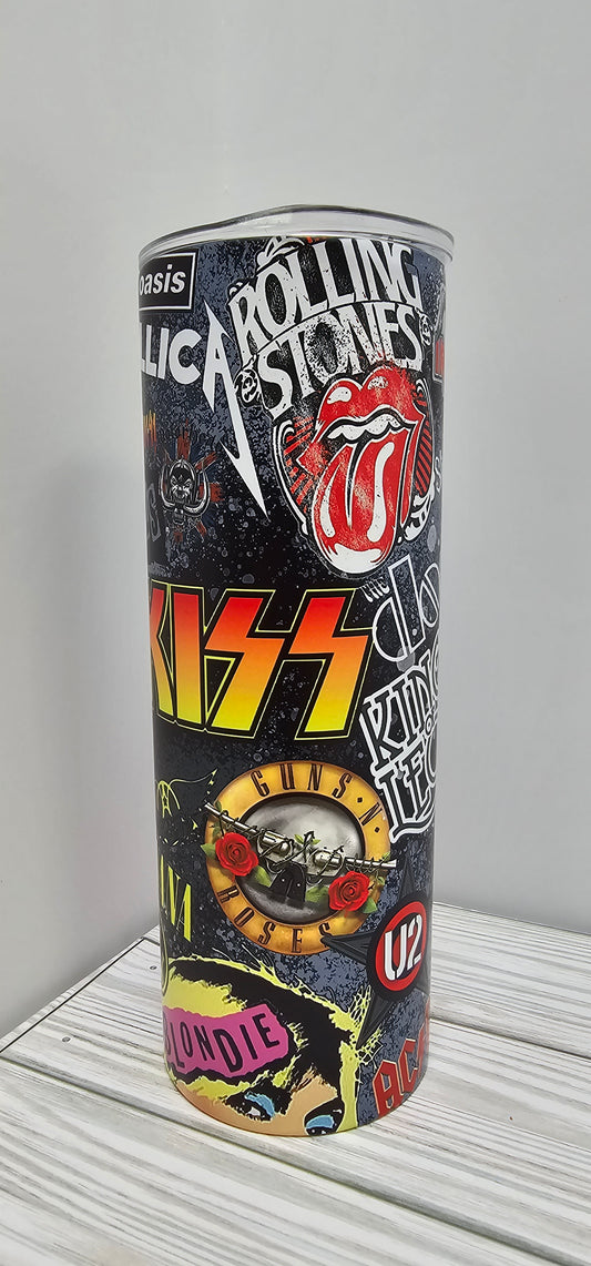 Heavy Metal and Rock Bands - 20oz Tumbler