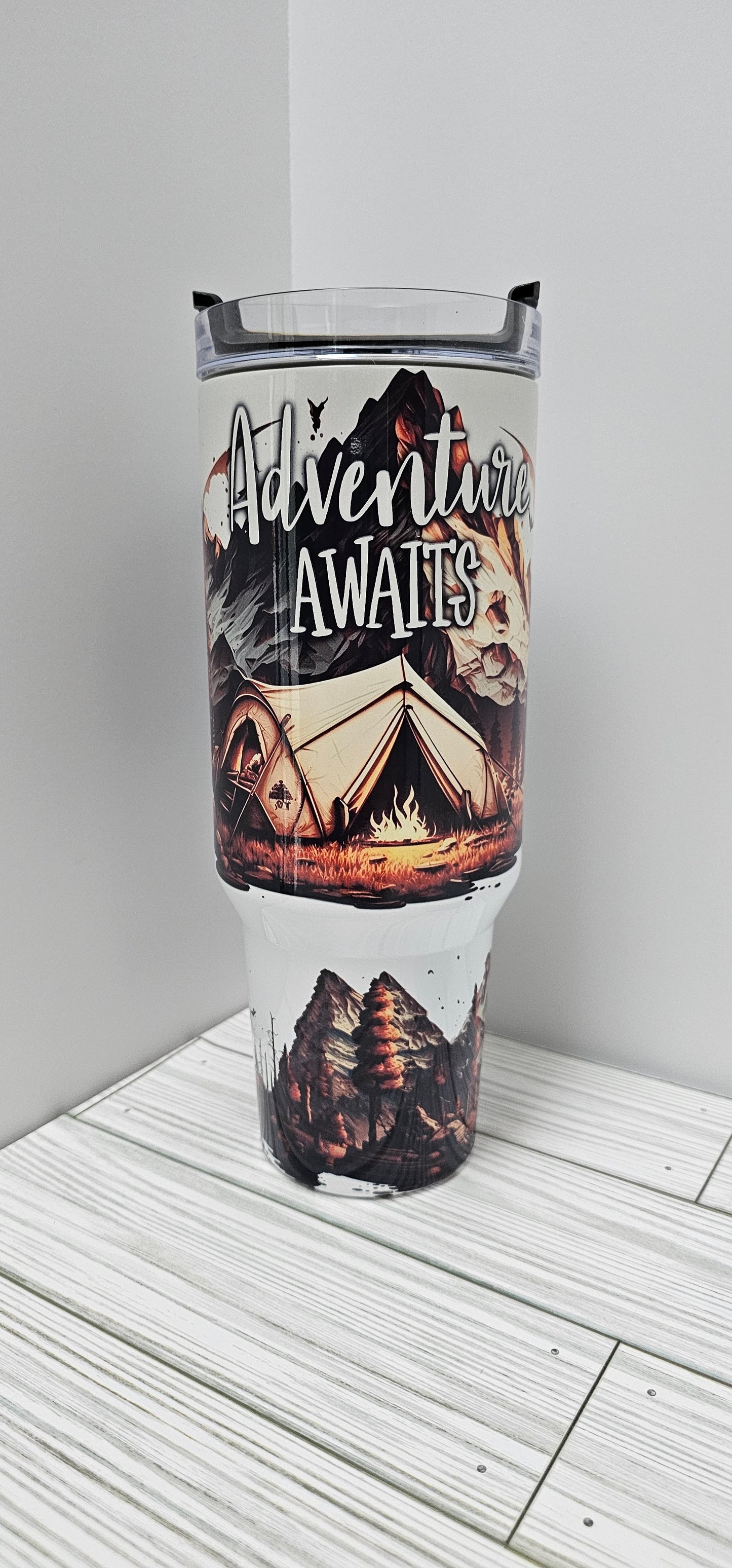 Adventure Awaits- 40 Oz Tumbler