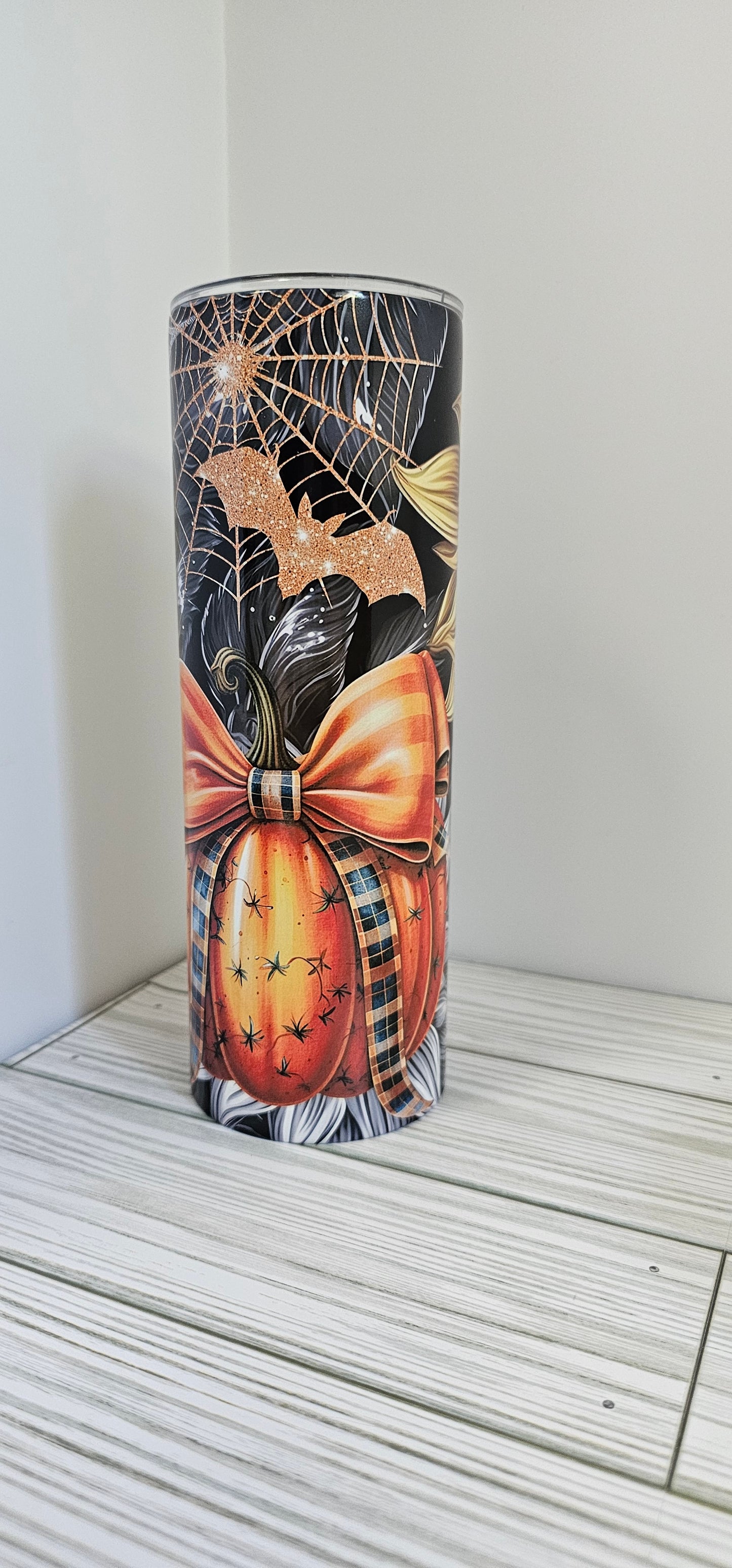 Sunflower/Pumpkin Halloween - 20oz Tumbler