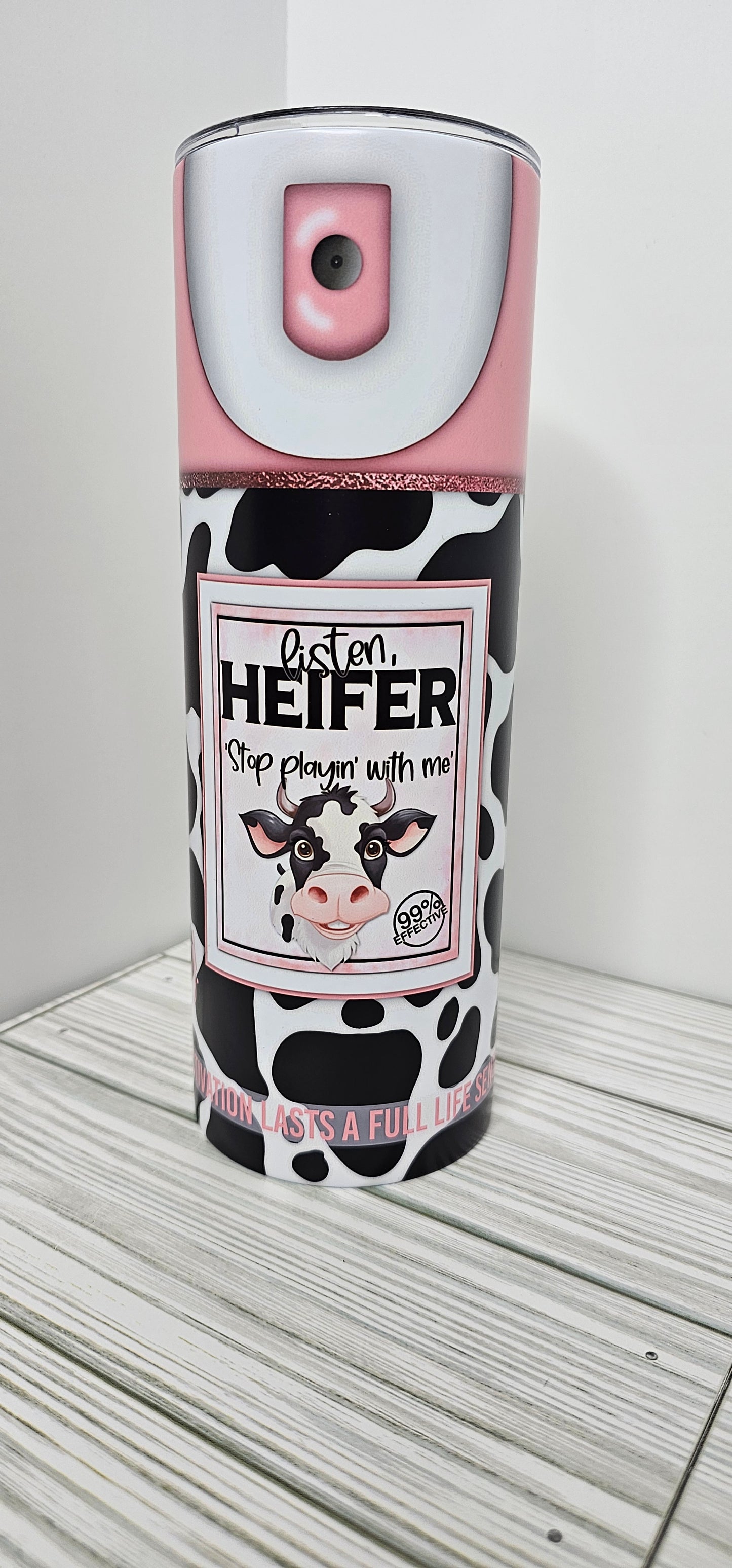 Listen Heifer Spray-20oz Tumbler
