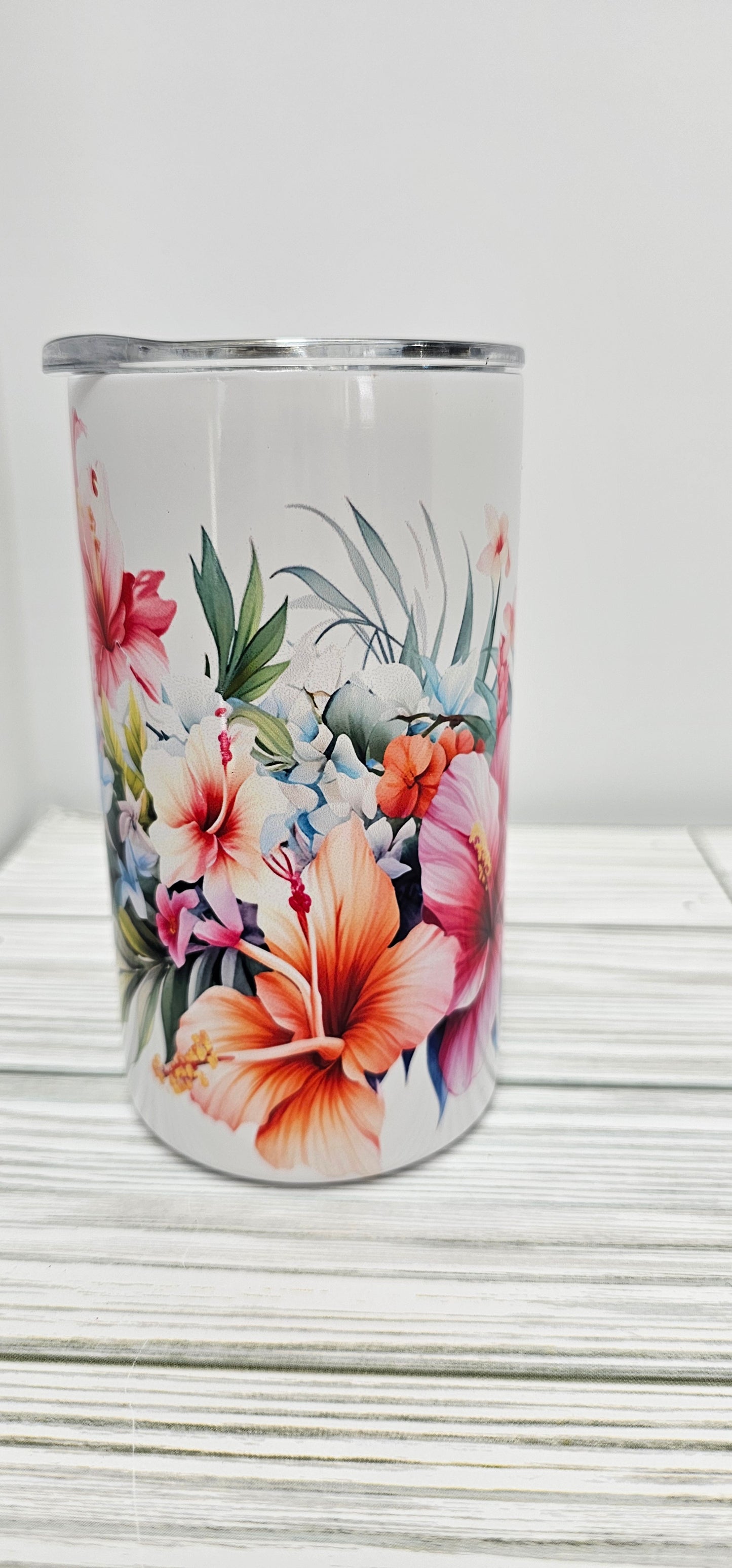 Tropical Flowers-12oz Tumbler