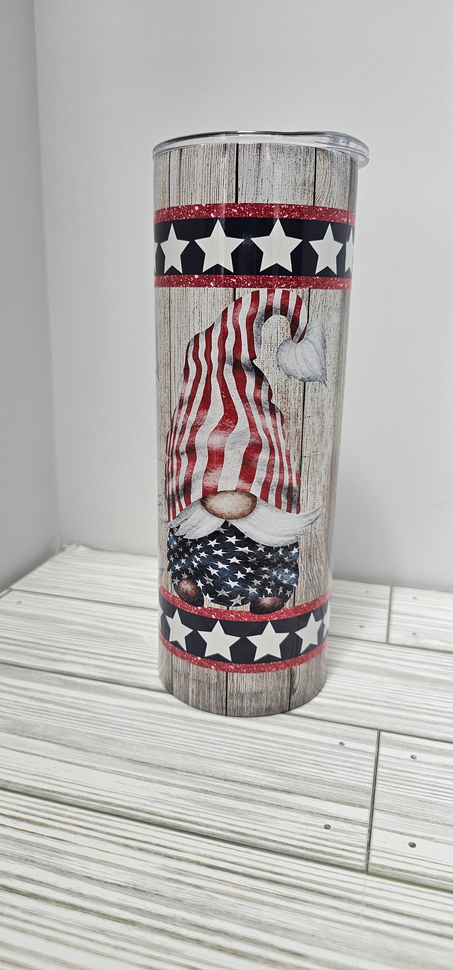 Fourth of July Gnome's-20z Tumbler