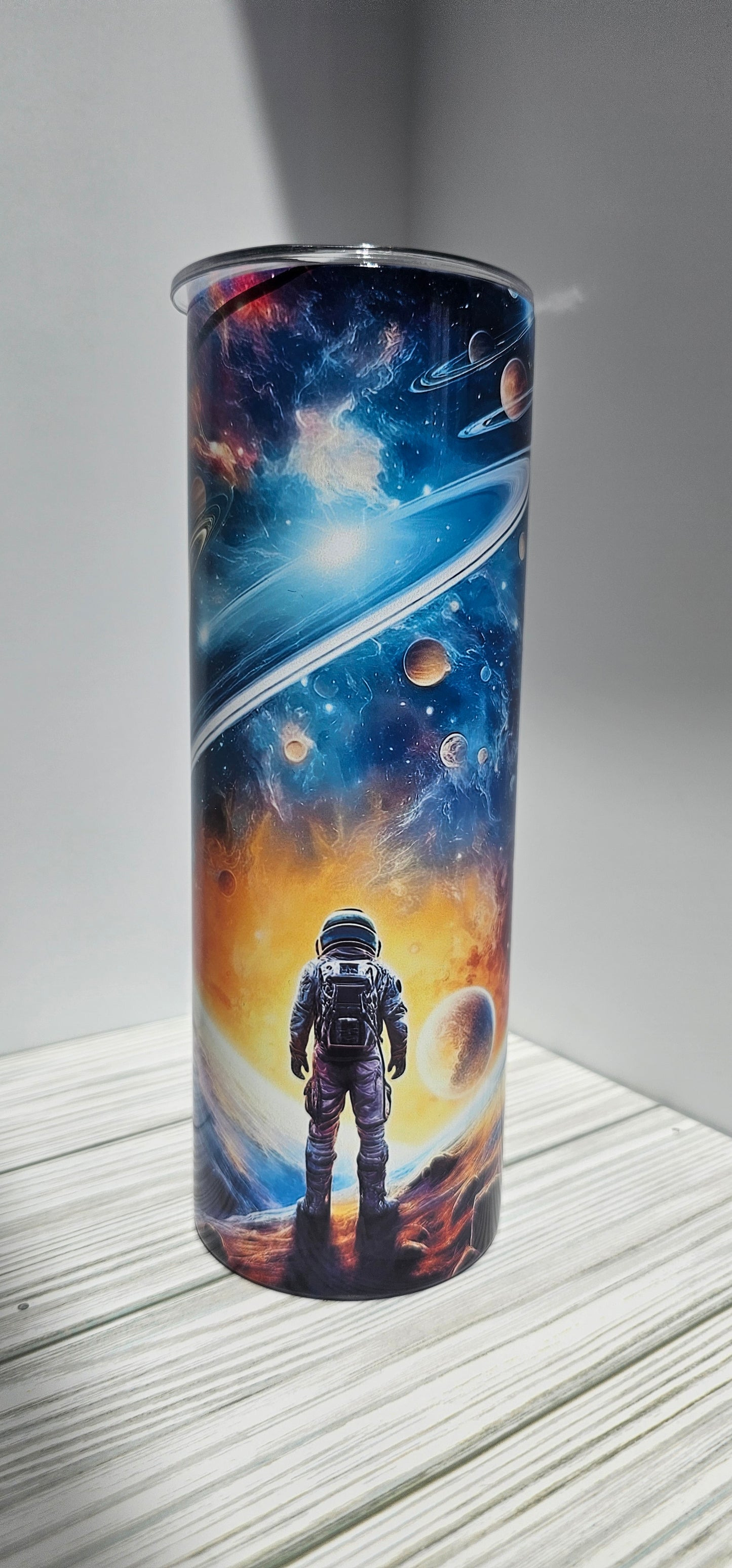 Astronaut with Planets -20z Tumbler