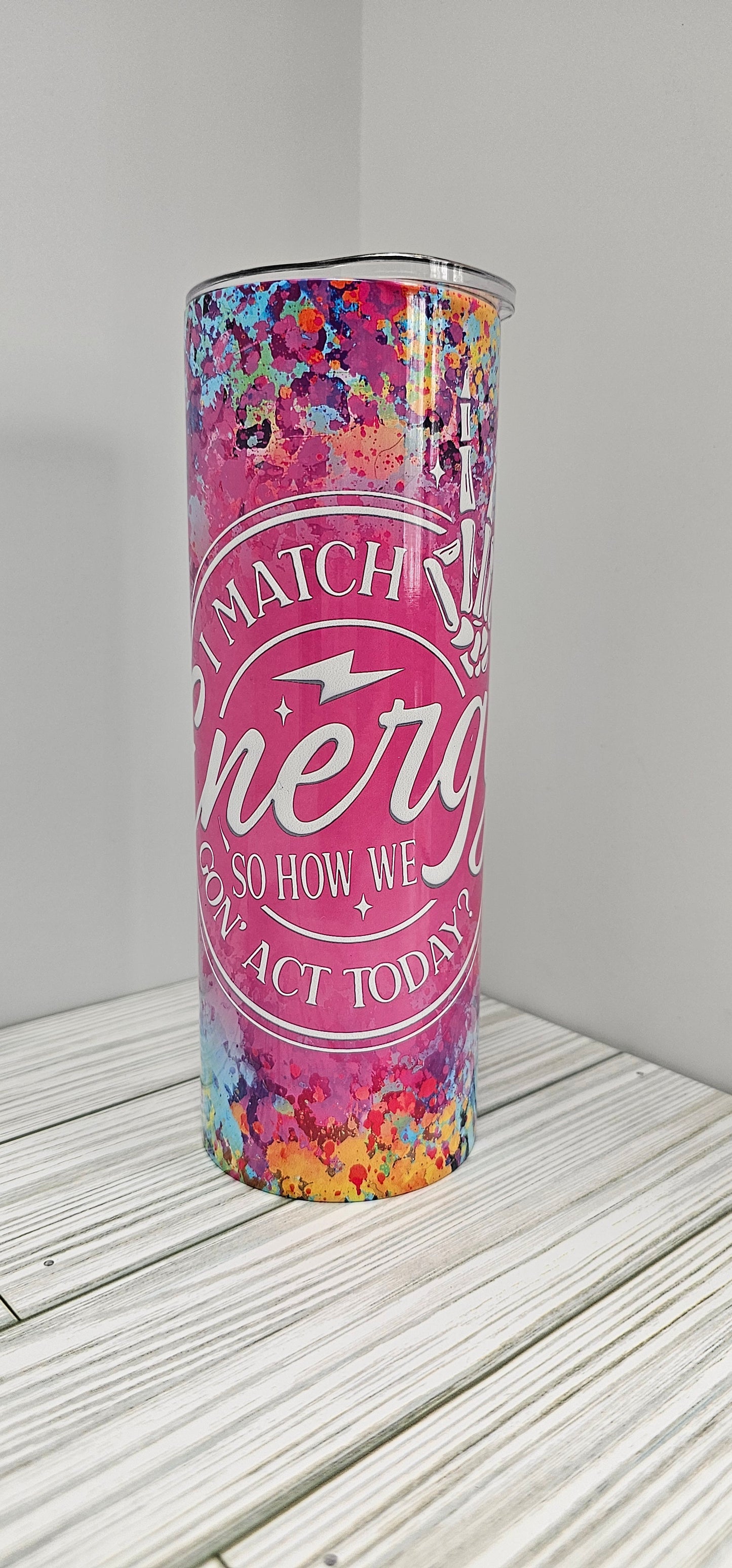 I Match Energy-20z Tumbler