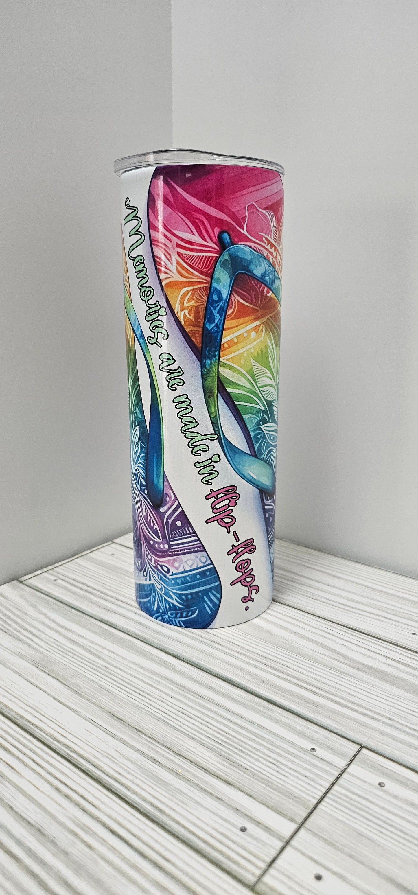 Memories are Made in Flip Flops-20oz Tumbler