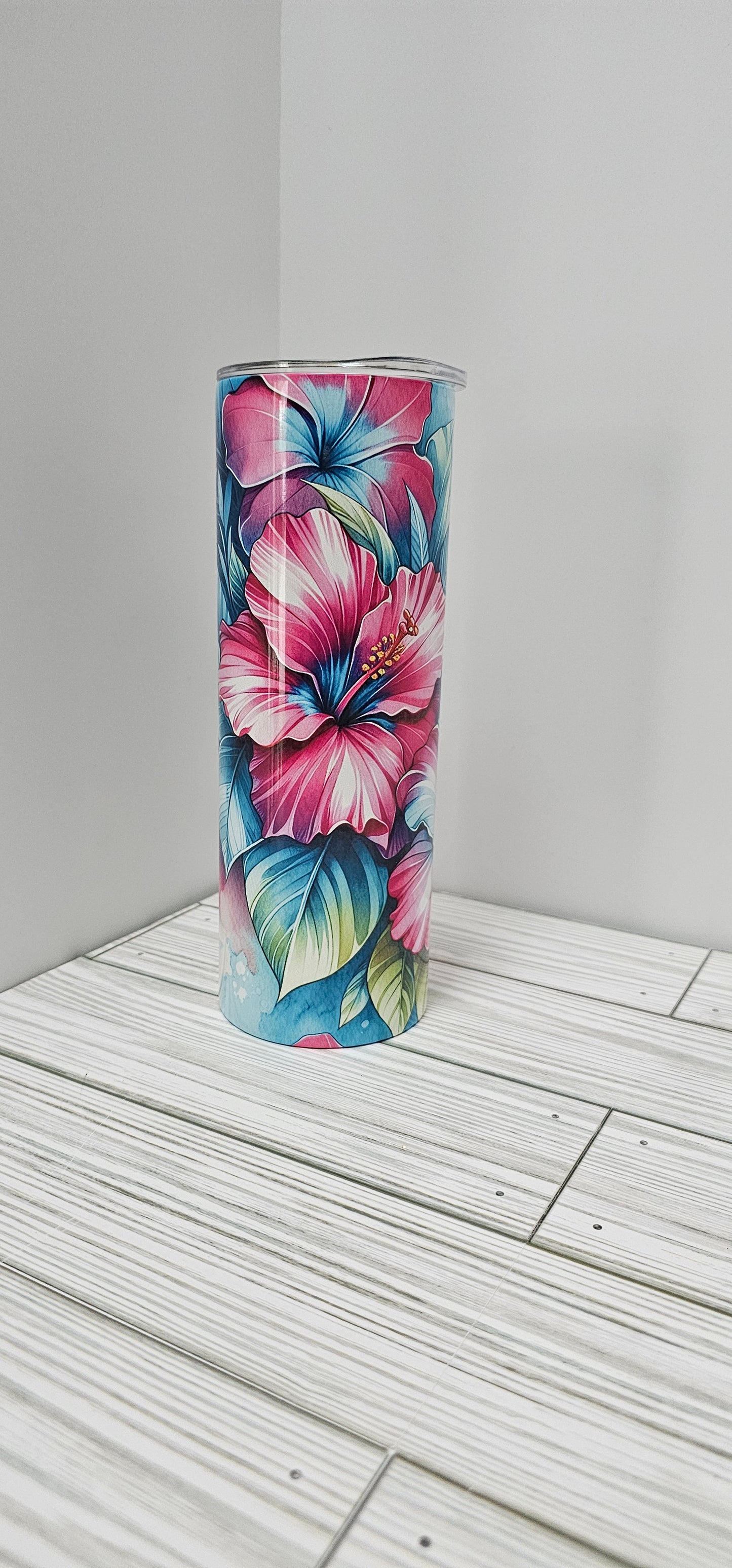 Bright Colored Hibiscus-20oz Tumbler