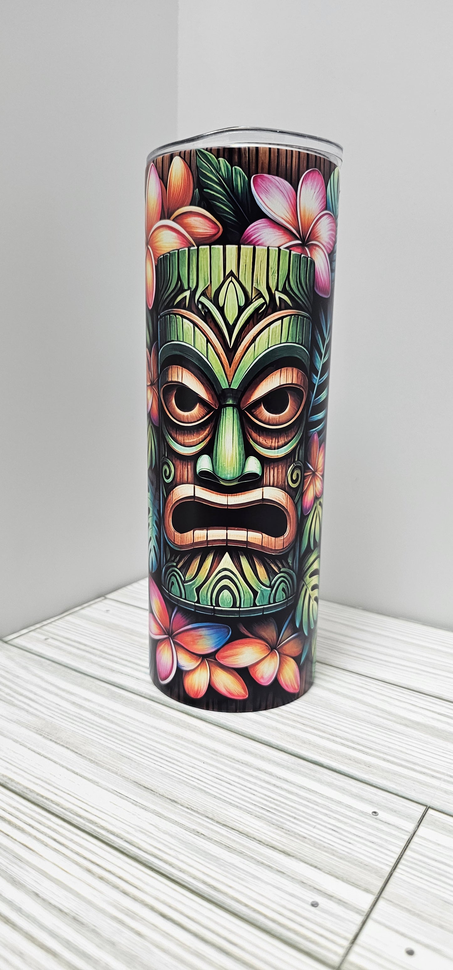 Tiki's with Plumaria's-20oz Tumbler