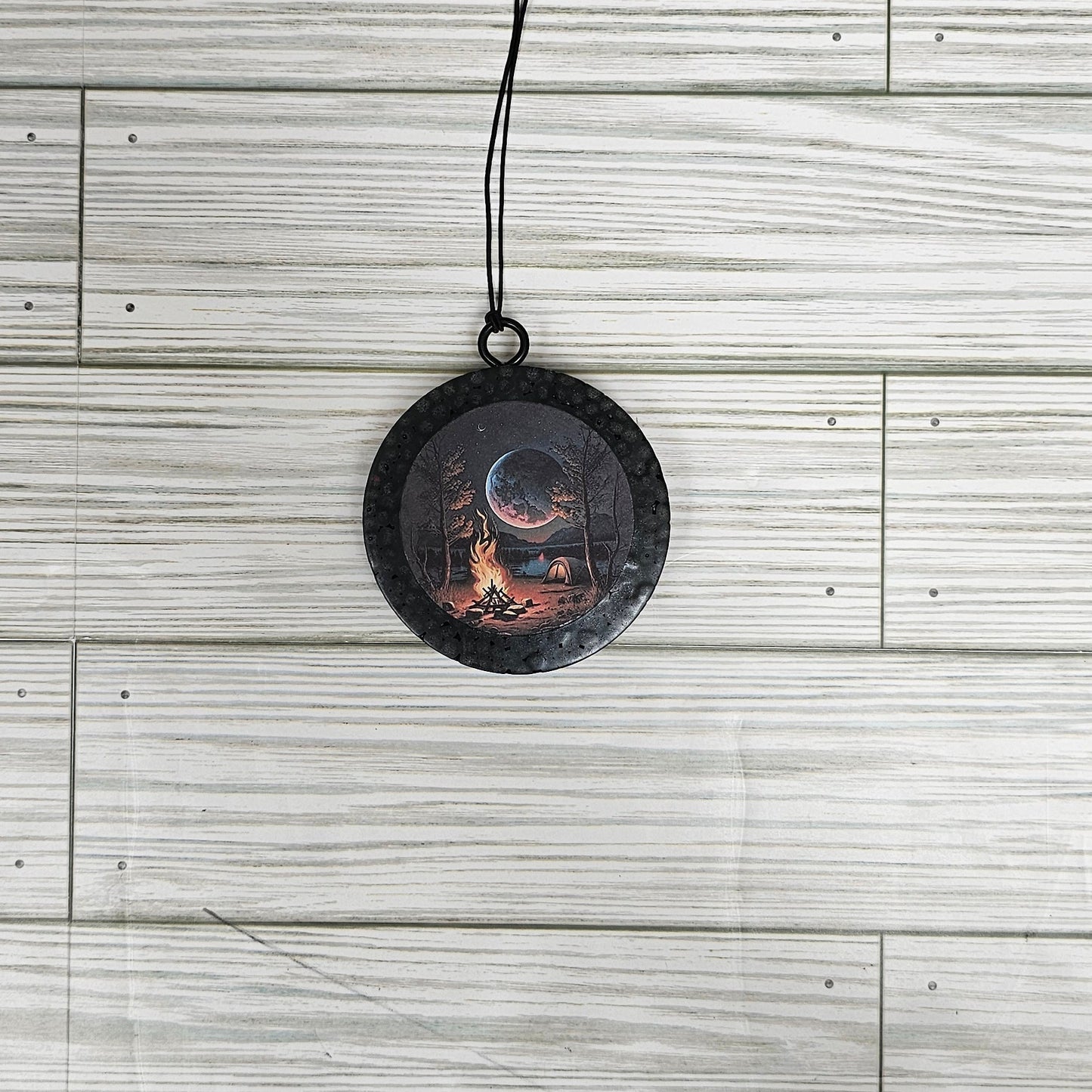 3 Inch Circle-Car Freshies (Scent: Marshmallow Fireside)