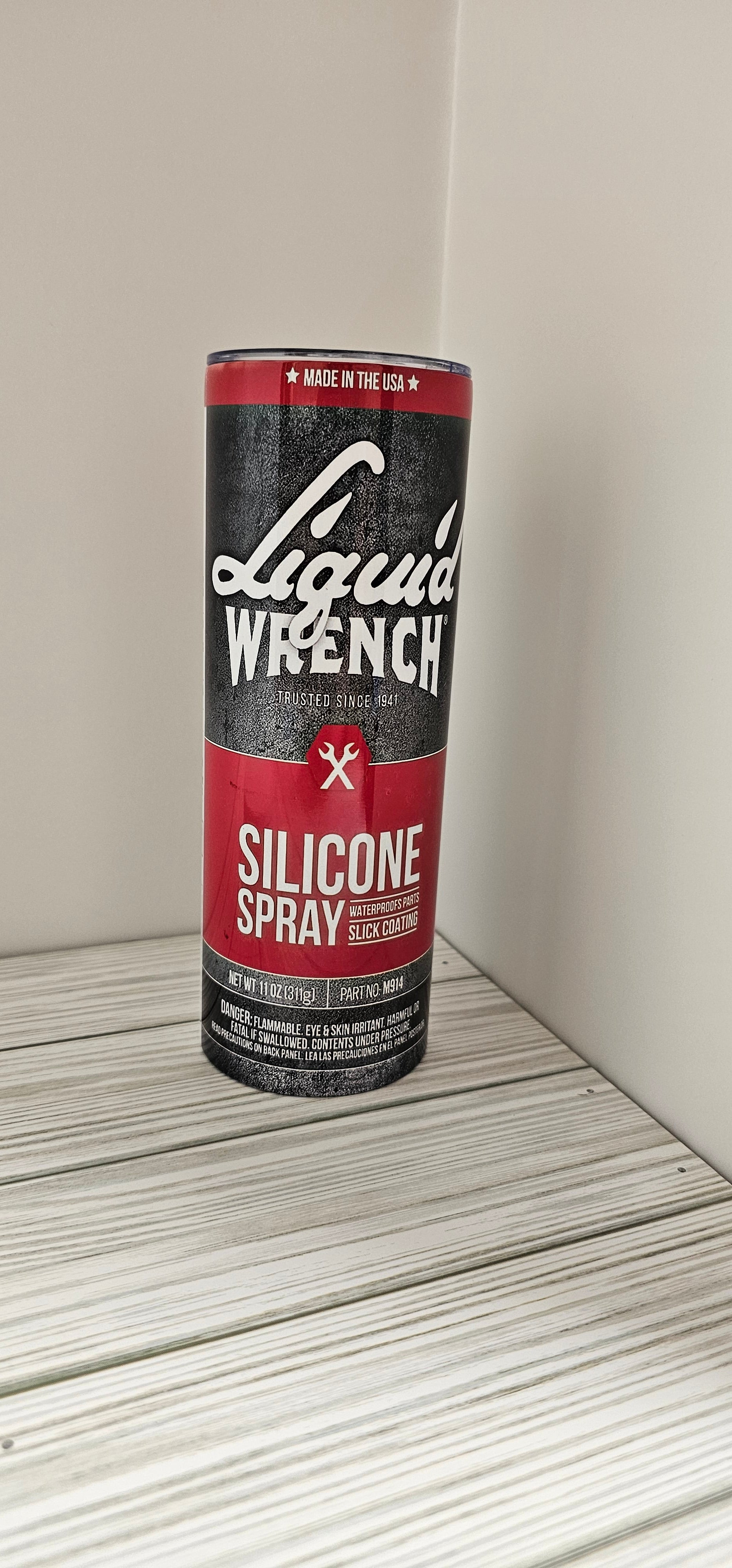 Liquid Wrench (Silicon Spray) - 20oz Tumbler – Simply Spun