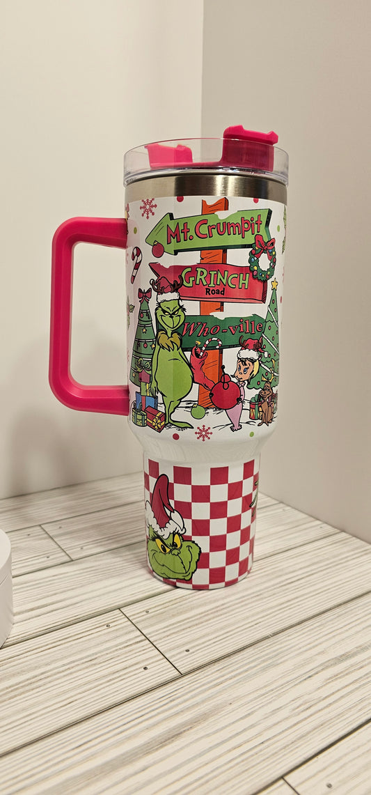 Merry Grinch-mas 40oz Tumbler
