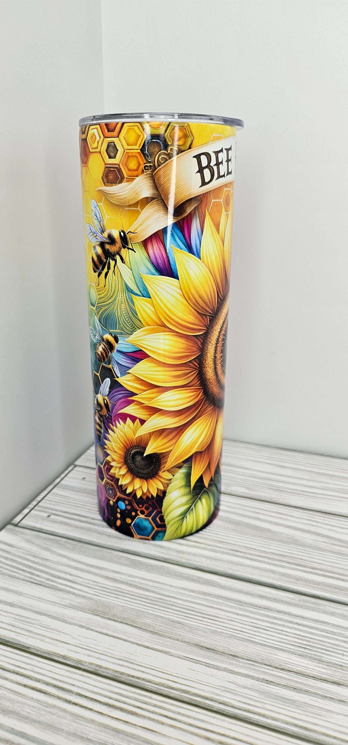 Bee Happy-20oz Tumbler